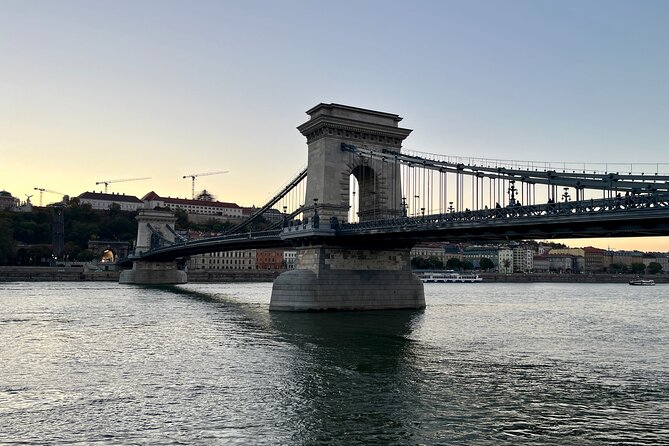 8-hour private Budapest city tour by car / minivan - Margit Bridge and the Zero Kilometre Stone, small stops that help you read the city