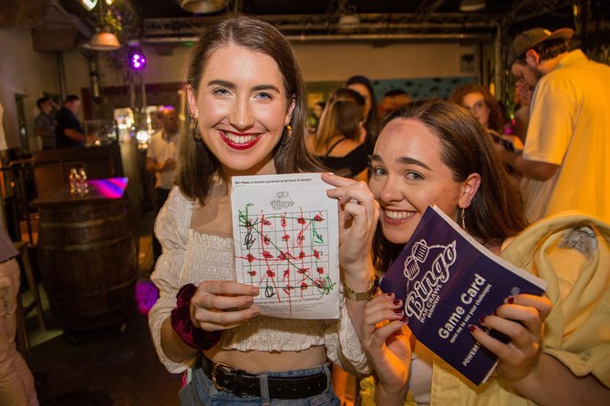 Bingo Bar Crawl - Timing and meeting points: start at Hoff House, finish at Instant-Fogas