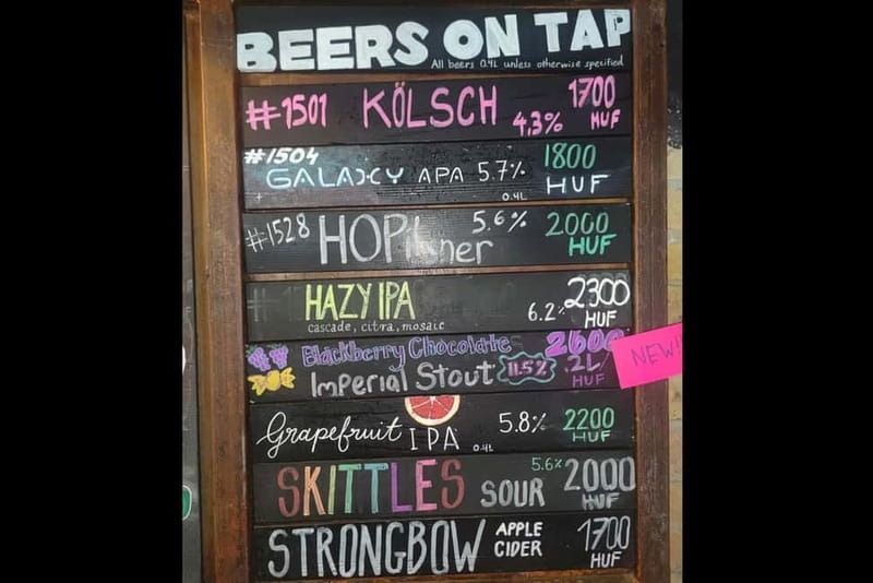 Budapest: 9-tier Hungarian & Craft Beer Tasting w/ snacks - Snacks that actually help your beer tasting, with refills if you want them