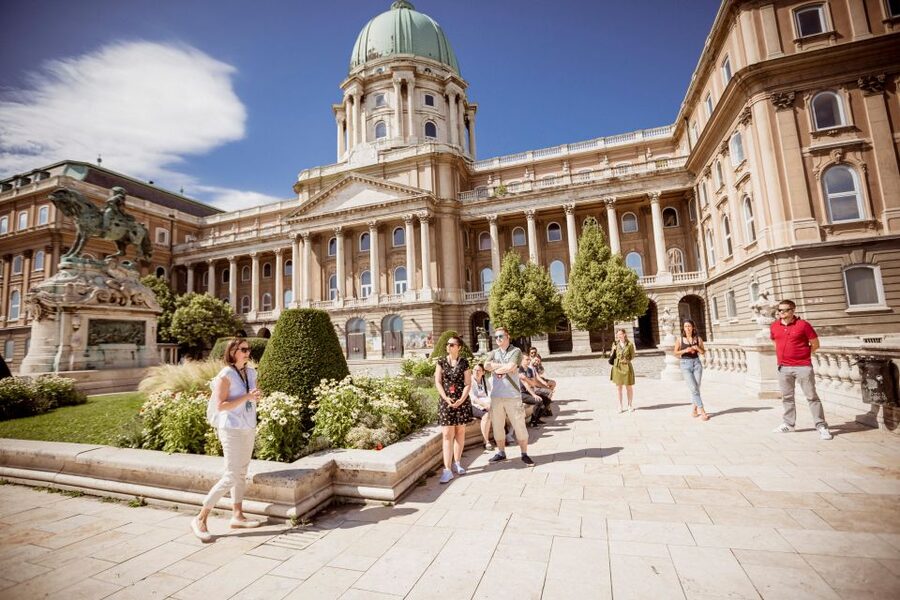 Budapest: Buda Castle Walk with Saint Stephen's Hall - Hunyadi Court and the Lion Courtyard: symbols you notice after the tour explains them