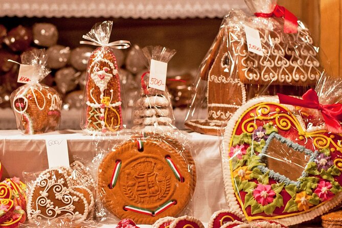 Budapest Christmas Market Tour with Basilica visit & Chimney cake - St. Stephen’s Basilica at night, with video mapping on the facade
