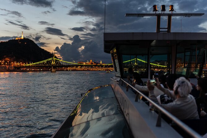 Budapest Danube River Sightseeing Night Cruise with Drink - Margaret Island Before You Glide Back to the Dock