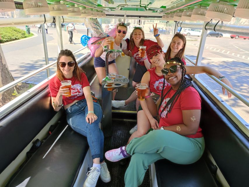 Budapest: eBeerBus Sightseeing Tour - The big idea: electric beer bus sightseeing that actually feels like a night out