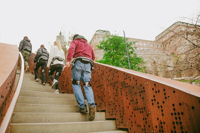 Budapest Exoskeleton Robotics Powered City Walk - Stop 4: Castle Garden terraces for a quieter Danube-side moment