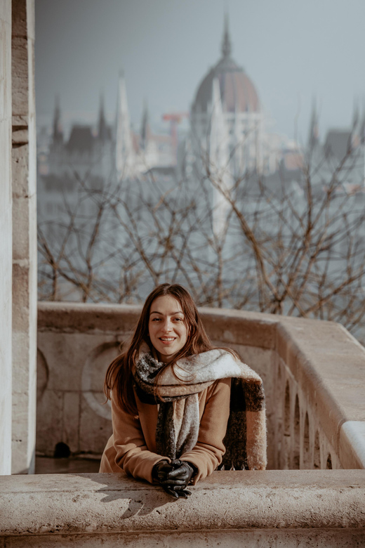Budapest: Fast Private Photoshoot at Fisherman's Bastion - Posing Guidance That Keeps You Comfortable (Even If You Hate Posing)