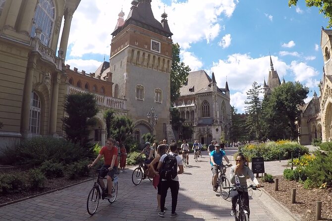 Budapest Highlights Bike Tour with a local guide - Vajdahunyad Castle, its lake, and the City Park area