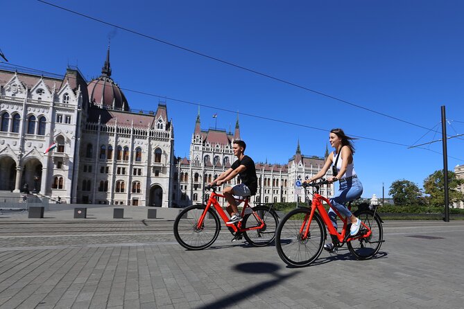 Budapest: Historic Downtown ride on E-Bicycles Buda & Pest - Music Academy to Downtown Basilica: A Straight Line Through Central Budapest