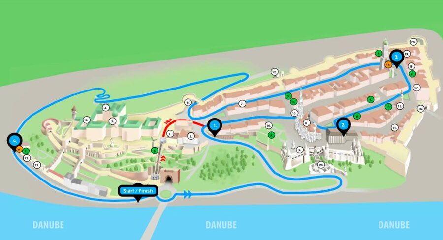 Budapest: Official Buda Castle Electric Hop-On Hop-Off Bus - Tickets, Boarding Limits, and the One-Round Rule