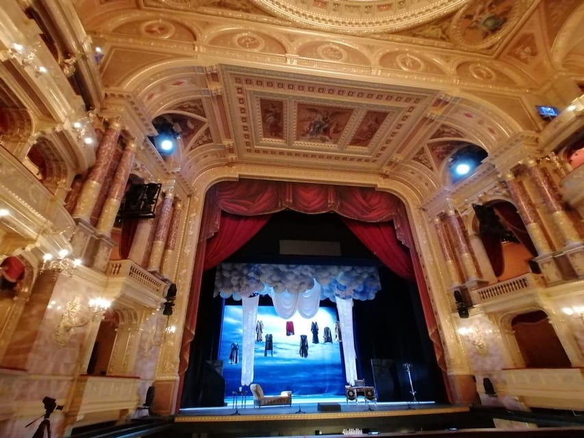 Budapest: Opera House Guided Tour - Auditorium Time: Frescoes, Seating, and the Sound Test You Get for Free