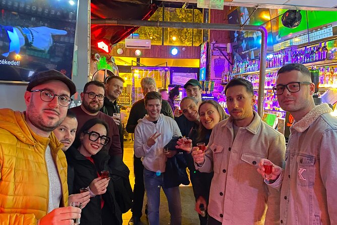 Budapest Pub Crawl & Ruin Bar Tour - Free Shots & VIP Entry - Stop 2: La Siesta Budapest for Beer, Palinka, and a Little Show