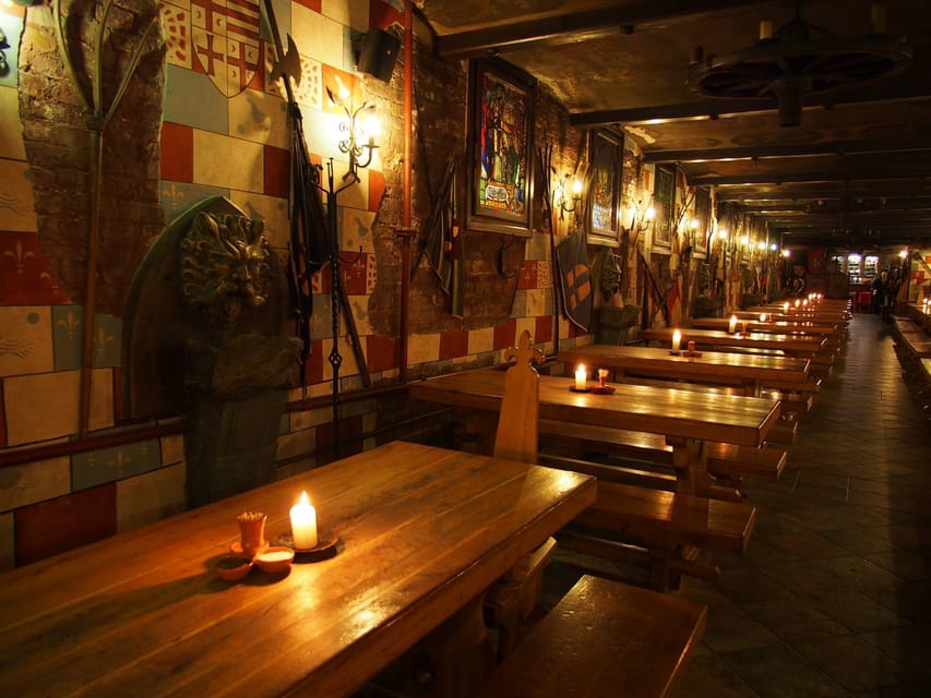Budapest: Sir Lancelot Medieval Dinner with Drink and Show - The drink plan: apple pálinka plus 0.5L draft beer
