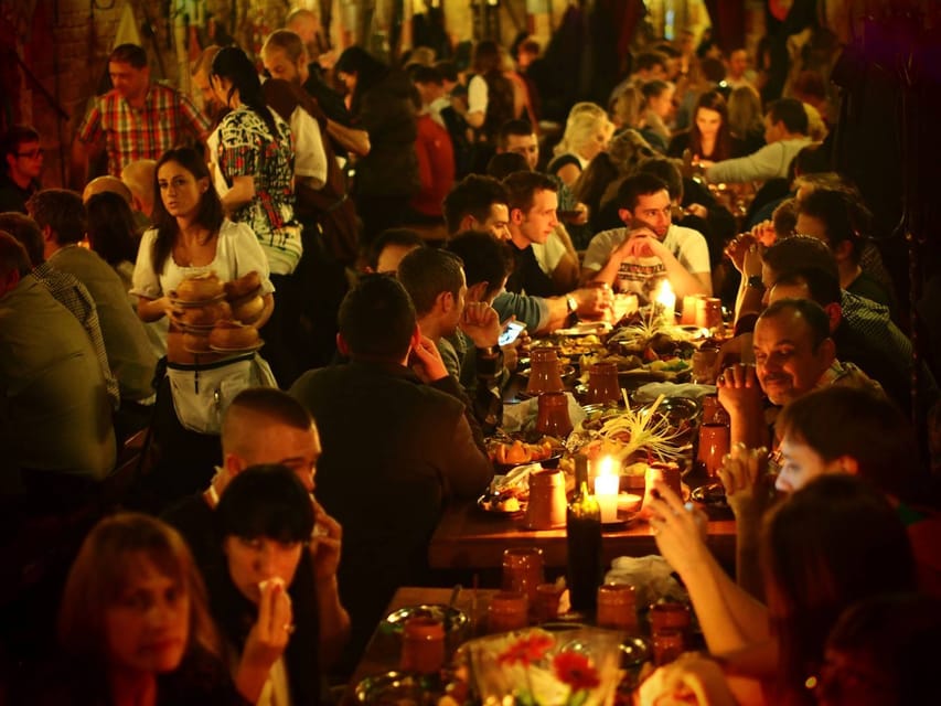 Budapest: Sir Lancelot Medieval Dinner with Drink and Show - The medieval show: swordsmen, jugglers, belly dancers, and music