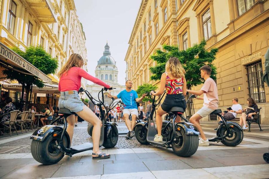 Budapest: Small-Group MonsteRoller E-Scooter Tours - Pest landmarks: Basilica, Heroes’ Square, and Szabadság Square