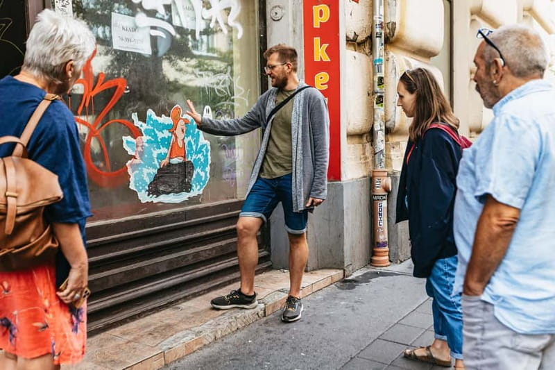 Budapest: Street Art and Underground Movements Walking Tour - The main street art hunt: how the guide spots meaning fast