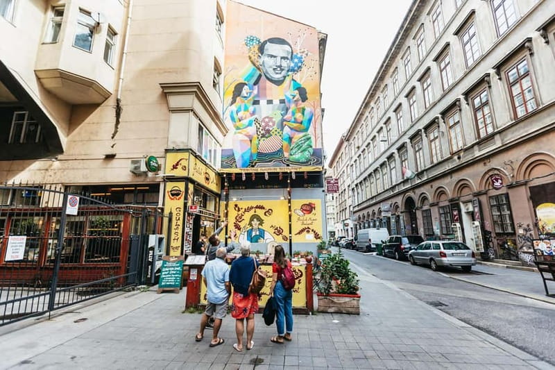 Budapest: Street Art and Underground Movements Walking Tour - Starting at Telep-Art Galéria: the sticker wall that sets the pace