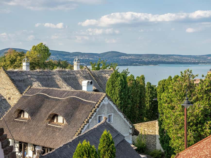 Budapest: Tihany Peninsula Hike and Abbey Day Trip - Tihany Abbey on the hill: the panorama you can’t fake