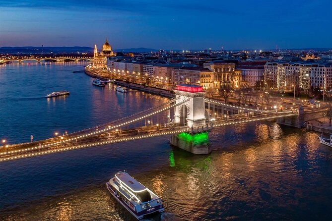 Cocktail Cruise and City Views on the Danube in Budapest - Parliament, Gellért Hill Area, and the City’s Big-Light Moments