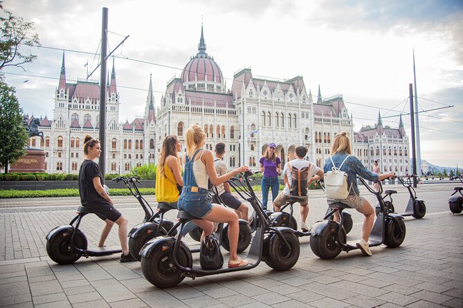 Guided Tours in Budapest on E-Scooter with various routes - The route logic: how stops connect from Parliament to the castle district