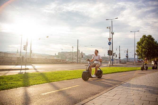 Guided Tours in Budapest on E-Scooter with various routes - Stop 1: Hungarian Parliament Building without the building tour