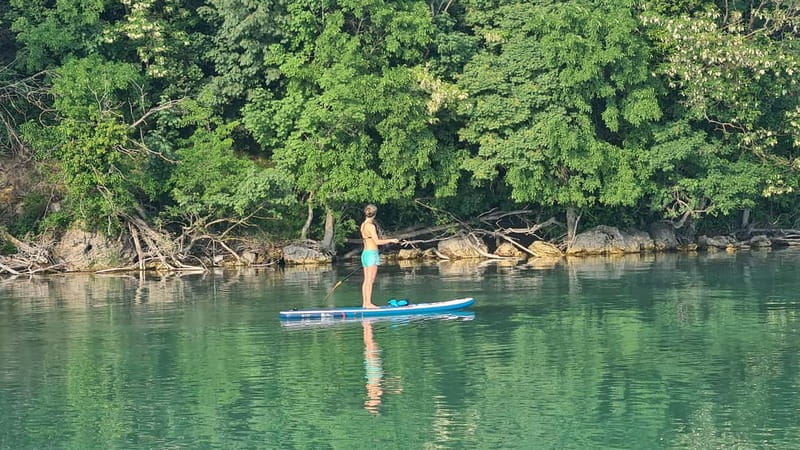 Lake Balaton 3 hour SUP tour - self-guided - Tihany National Park Views and Wildlife Among Reeds