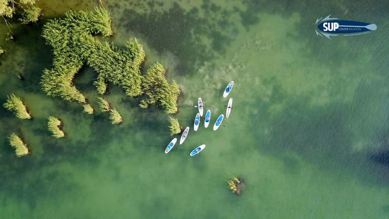 Lake Balaton 3 hour SUP tour - self-guided - Optional Swim Break When It Is Warm Enough