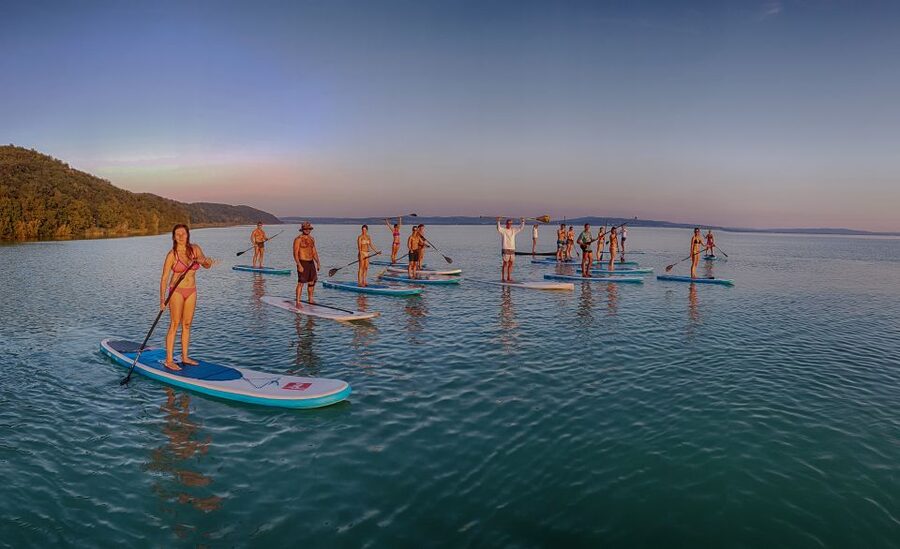 Lake Balaton: Sunset SUP Tour along the Tihany National Park - The 2.5-hour flow: what the tour actually feels like