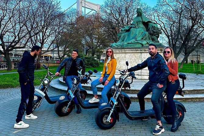 Monster Bike Sightseeing Tour - City Budapest on Electric Rollers - Clark Adam Square: five landmarks explained in minutes
