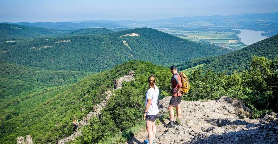 One Day Wonder Hike - The Essence of the Danube Bend - Danube Bend views start with a volcanic hill climb
