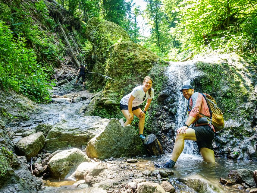 One Day Wonder Hike - The Essence of the Danube Bend - Ram gorge waterfalls: 30-meter rock formations and a climb with rails