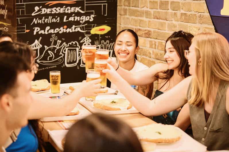 Private Budapest Food Tour with Drinks Included - Street food comfort: soup and Langos hit first for a reason