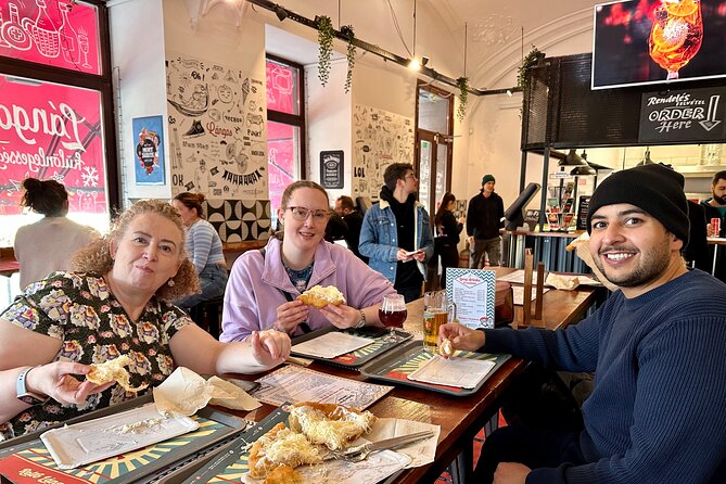 Private Budapest Street Food Tour with Snacks Dessert and Beer - Stop types you can expect: savory street snacks first