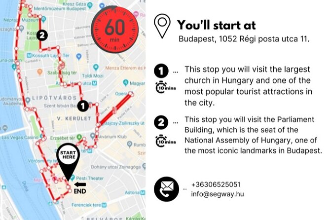 Segway guided Tour in Downtown Budapest - Oldest bridge crossing and finishing back where you started