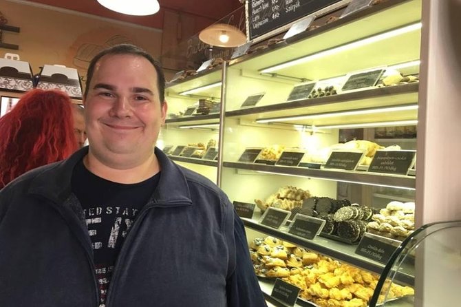 Taste Budapest - Fat Boy Foodies Walk - Stop 2 on Andrássy Avenue: Transylvanian flavors, a coffee house finish, and pálinka